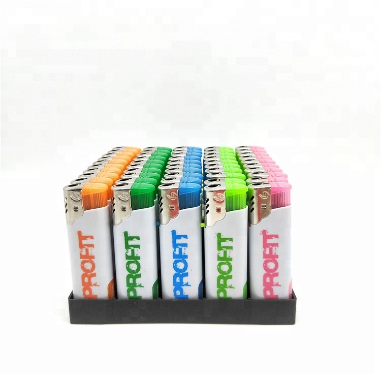 Factory Supply Wholesale Price Windproof Lighter Flameless Electronic Lighter for Cigarette Candle with LED Lamp
