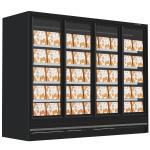 Supermarket Commercial Upright Glass Door Upright Chiller Showcase Refrigerator