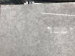 Marble Like Vein Engineering Bianco Carrara Countertop , Hard White Quartz