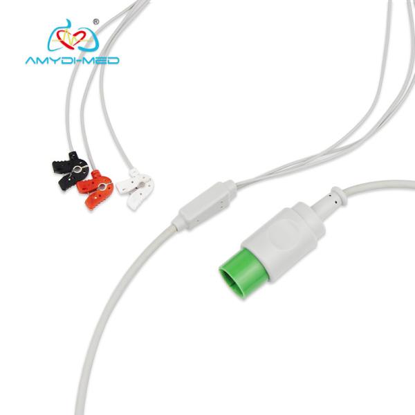Medical Patient Monitor ECG Lead Cable Compatible Spacelabs 90496 Ultraview