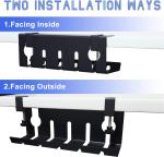 Customized Under Desk Cable Management Tray Metal Cable Organizer For Desk