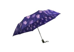 Quality Silk Screen Printing Fold Away Umbrella , Lightweight Folding Umbrella wholesale