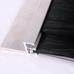 Quality Customized Double Row Aluminum Alloy Brush Dust Prevention Brush Strip Seal Brush wholesale