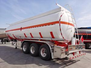 Quality 3 Axle 42000 45000 Liters Aluminum Carbon Steel Oil Tanker Fuel Tank Semi Trailer Oil Tank Truck Trailer wholesale