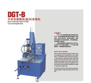 Quality DGT-B Semi Automatic Paper Cookie Tray Forming Machine wholesale