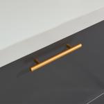 Commercial Metal Handle Adjustable PVC Kitchen Cabinet Particle Board