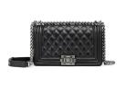 Quilted Chain Crossbody Shoulder Bag / Genuine Leather Sheepskin Bag For Women