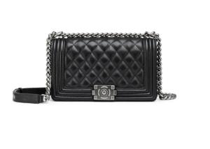 Quality Quilted Chain Crossbody Shoulder Bag / Genuine Leather Sheepskin Bag For Women wholesale