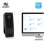 Electronic Rim Card Key RFID Bluetooth Fingerprint Hotel Smart Lock