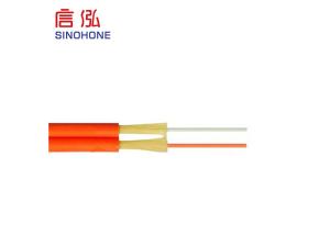 Quality Duplex Figure 8 Indoor Fiber Optic Cable Easy Installation Water Resistant wholesale