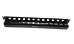 24Fo 19" 1U Height Fiber Cable Management Unit FTTH