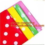 Polk Dot Plastic Tablecloth Tablecover Baby Shower Birthday Party Supply Decor
