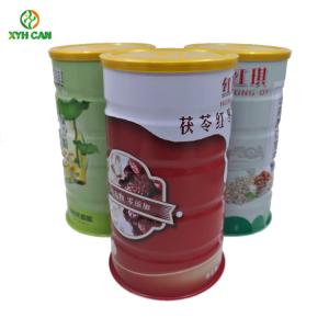 Quality Tin Cans for Milk Powder Food Grade Certificate Tin Jars Food Packaging For Soy Bean Powder Instant Milk Powder wholesale