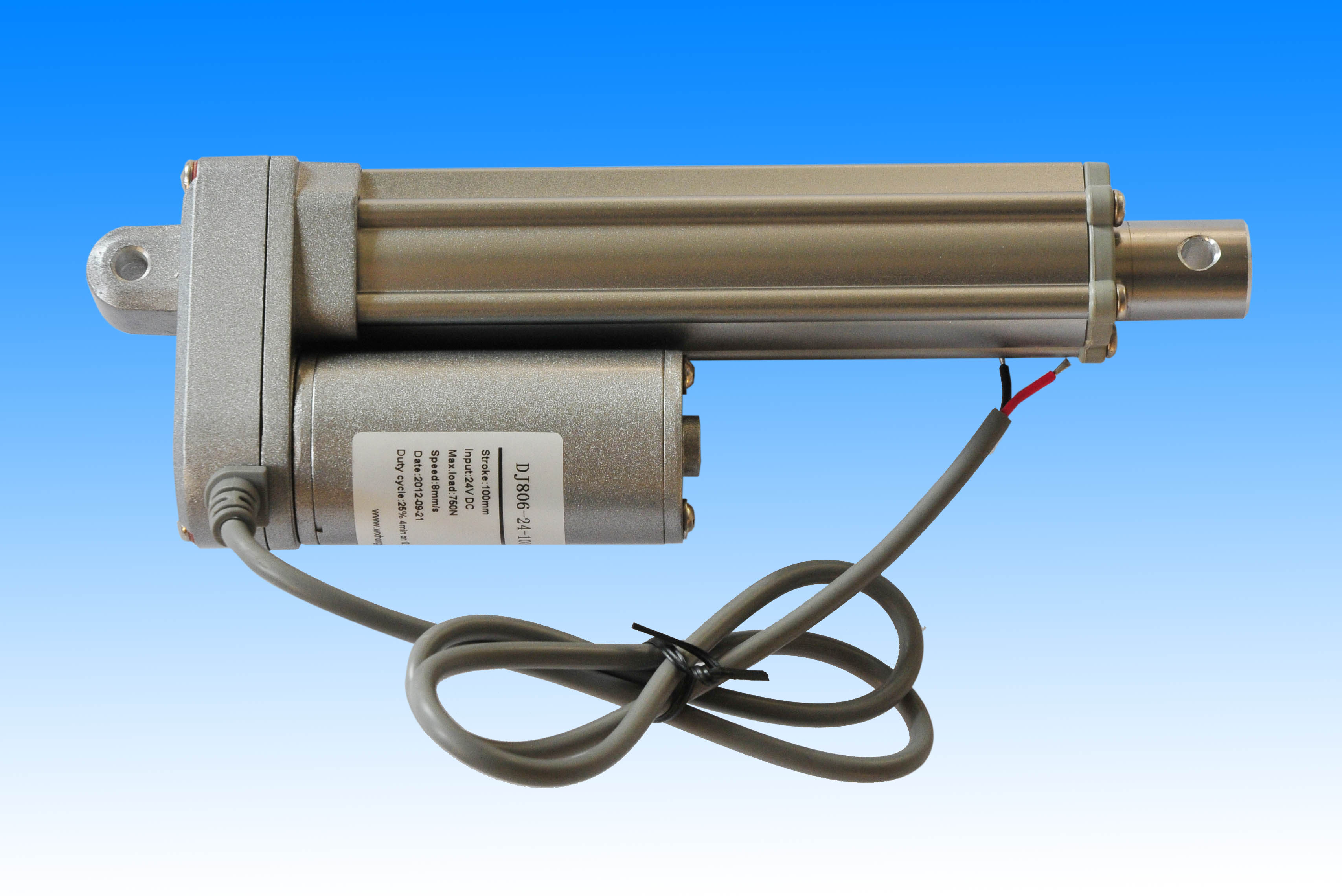 mini size electric piston for boat autopilot, 12v micro electric actuator 250mm, 300mm stroke