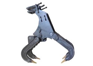 Quality YANMAR Vio55 1100mm Max Open Hydraulic Grapple Attachment wholesale