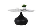 Black Steel Frame CT-013 Marble Top Coffee Table