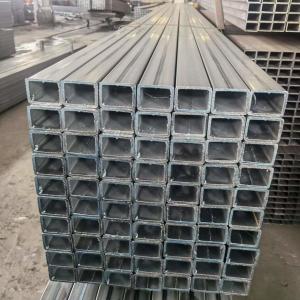 201 Galvanized Steel Rectangular Tube Q235B 316 80mm For Maintenance