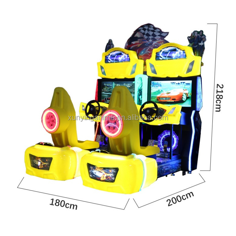 Car Ride Racing Arcade Machine Simulator GP Motor 42'' LCD screen