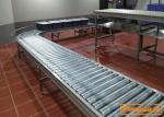 Cumulative 100mm Height 12mm Diameter Gravity Roller Conveyor
