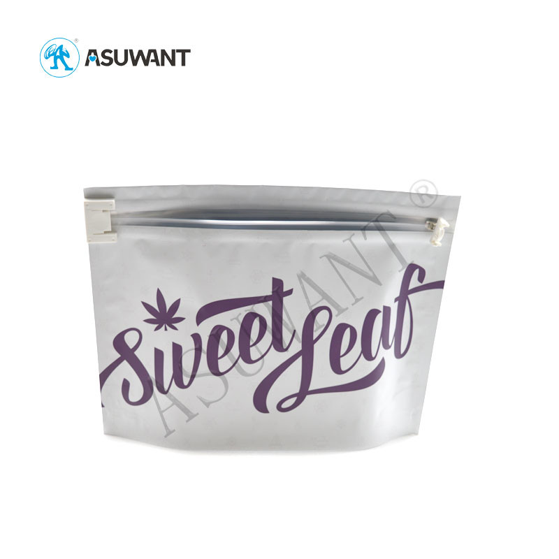 Mylar Foil Smell Proof Stand Up Plastic Dispensary Exit Bags ASTM / CPSC Certified