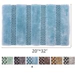 OEKO-TEX Non Shedding Shaggy Microfiber Chenille Tafts Bath Mat