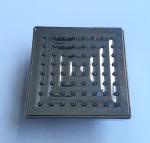 ABS plastic material square chrome plating shower head top shower rain shower