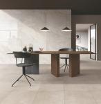 Custom Made Beige Marble Look Porcelain Tile Bathroom Scratch Resistant