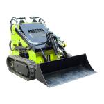 EPA Certified Farm Construction Mini Skid Steer Loader with High Operating