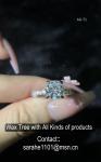 Round Moissanite Diamond Tiny 925 Silver CZ Rings With Band Width 2-3mm And