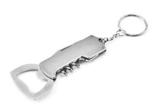 Quality Custom Personalize 3 in 1 Cheap Promotion Gift Print Logo Blank Beer Bottle Opener Key Ring, Wine Corkscrew wholesale