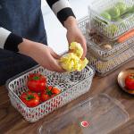 Sterile Fridge Organization Bins PET Plastic Kitchen Organizer