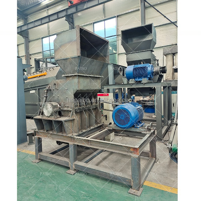 30kW Heavy Industrial Can Iron Aluminum Car Steel Crusher for Scrap Metal Shredding