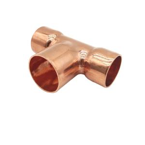 Quality Red Copper Three Way Tee 1/2&quot; Refrigeration Plumbing Pipe Fitting wholesale