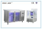 Commercial Blue Light Inside Refrigerator Solid Door With OEM Services
