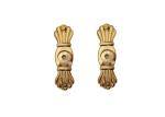 Polished Gold Casket Hardware Kit , Coffin Bracket Funeral Accessories Suppliers