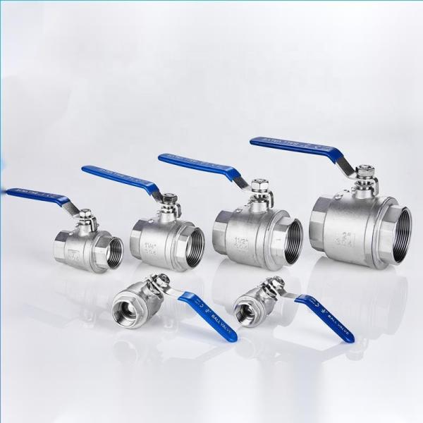 Standard SS304 DN10 Female Threaded Manual Control Ball Valve for 1''-8'' Steel
