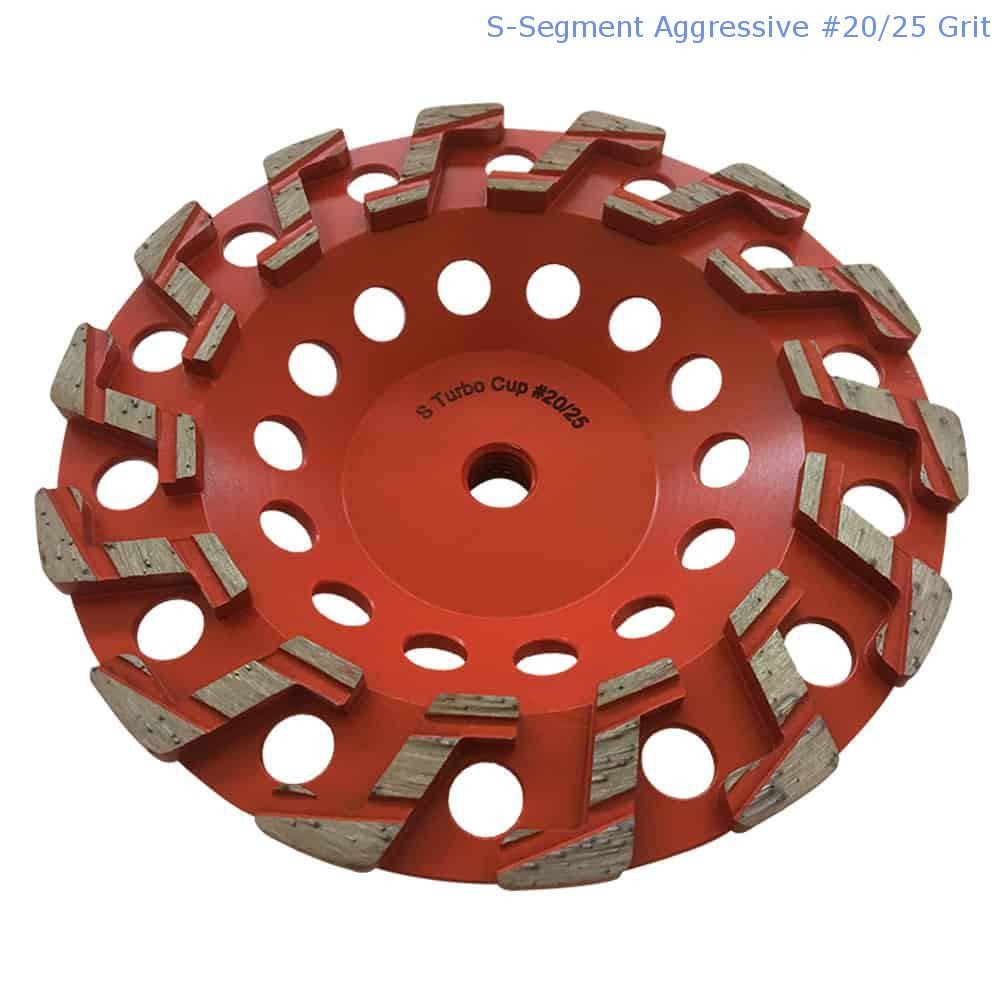 segmented diamond grinding cup 230mm 125 x 22.2mm 9 inch concrete grinding wheel