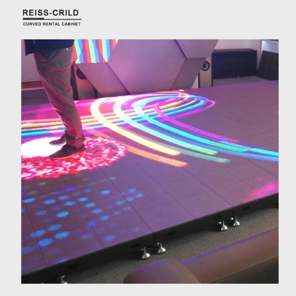 Full Color Dance Floor LED Display , LED Digital Dance Floor Good Heat