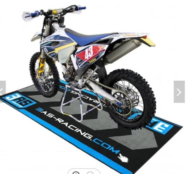 Anti Slip Motorbike Garage Workshop Or Pit Motorcycle Mat Dirt Bike Pit Mat Spin