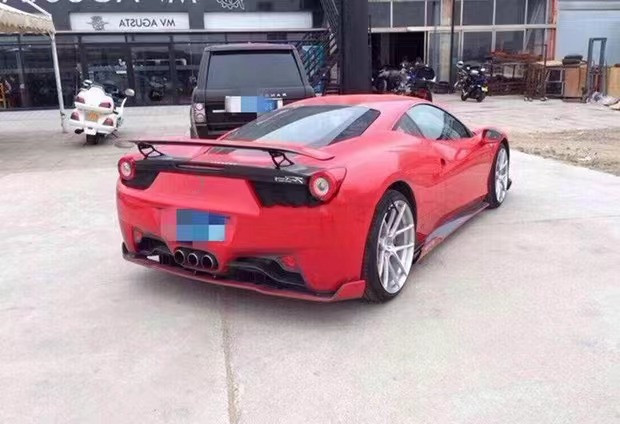 For Ferrari 458 Carbon Fiber Body Kit 458 Carbon Fiber Front Lip Diffuser Spoiler Body Kit