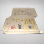 Skincare Cosmetic Folding Cardboard Gift Boxes For Eye Treatment Mask Packaging