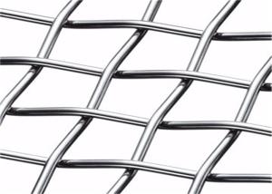 Quality Galvanized Square Woven Wire Mesh / Stainless Steel Crimped Wire Mesh wholesale