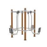 114mm Pipe Bodybuilder Impulse Outdoor Park Equipment Galvanized