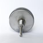 80mm Industrial Bimetal Thermometer Chemical BSP Connection Stainless Steel