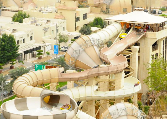 Hotel And Resort Fiberglass High Speed Water Slide