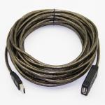 Active Repeater Foil Braided Built In 48P IC USB 2.0 Extension Cable