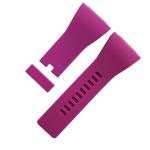 38mm Silicone Rubber Watch Strap Bands Curved End For Wristwatch