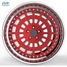 Buy cheap Brushed Red Forged Step Lip Wheels ET15 5x114.3 18 Inch from wholesalers