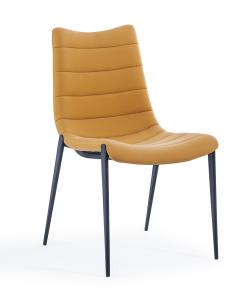 Quality PU Modern Painted Dining Room Chairs With Painted Legs wholesale
