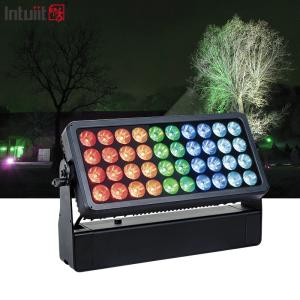 Quality 40X10W Christmas Outdoor City Building Solar Led Matrix Strobe Wall Wash Up Light Stage City Color Light wholesale